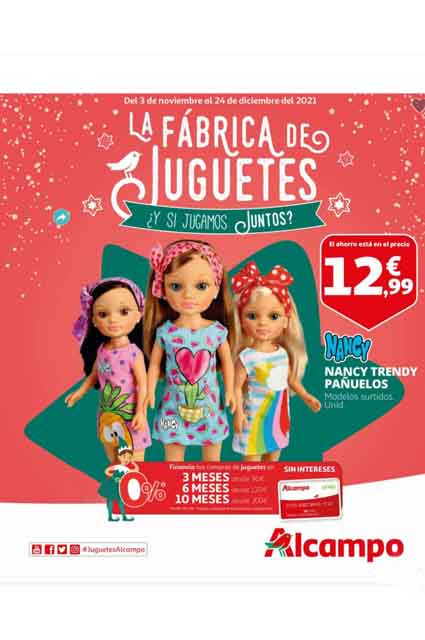 Catálogo de Juguetes Navidad Alcampo 2021