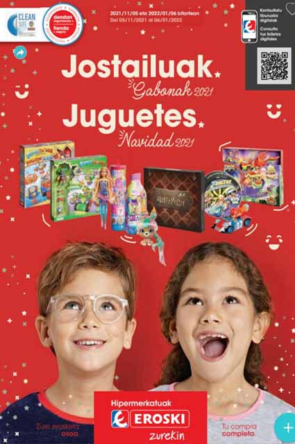 Catálogo de Juguetes Navidad Eroski 2021