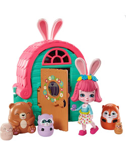 comprar Enchantimals Bree Bunny y Cabaña con mascota matrioska barata