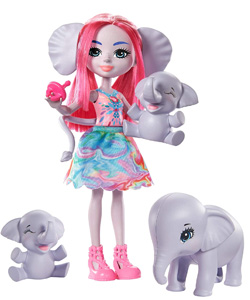 comprar Enchantimals Sunny Savanna Esmeralda Elephant con familia de elefantes barata